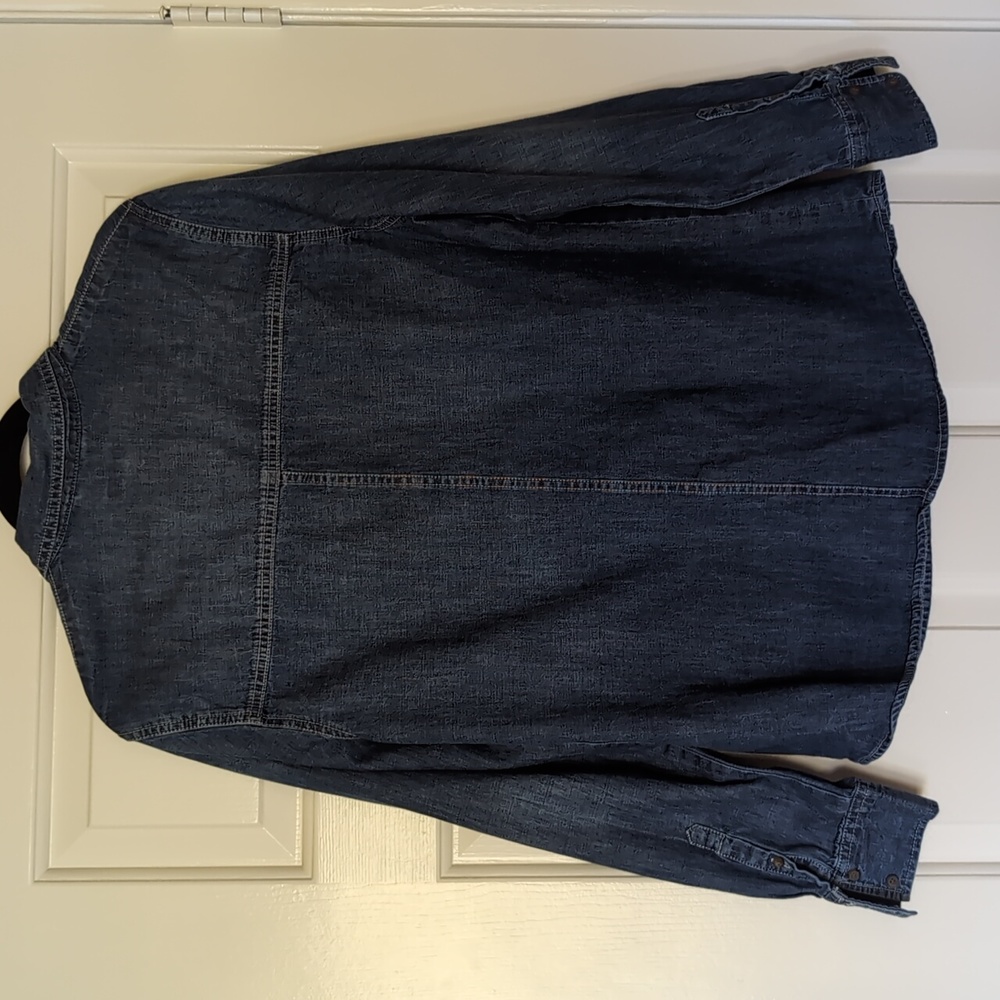 NWOT Merona sz XXL denim shirt - Picture 2 of 5